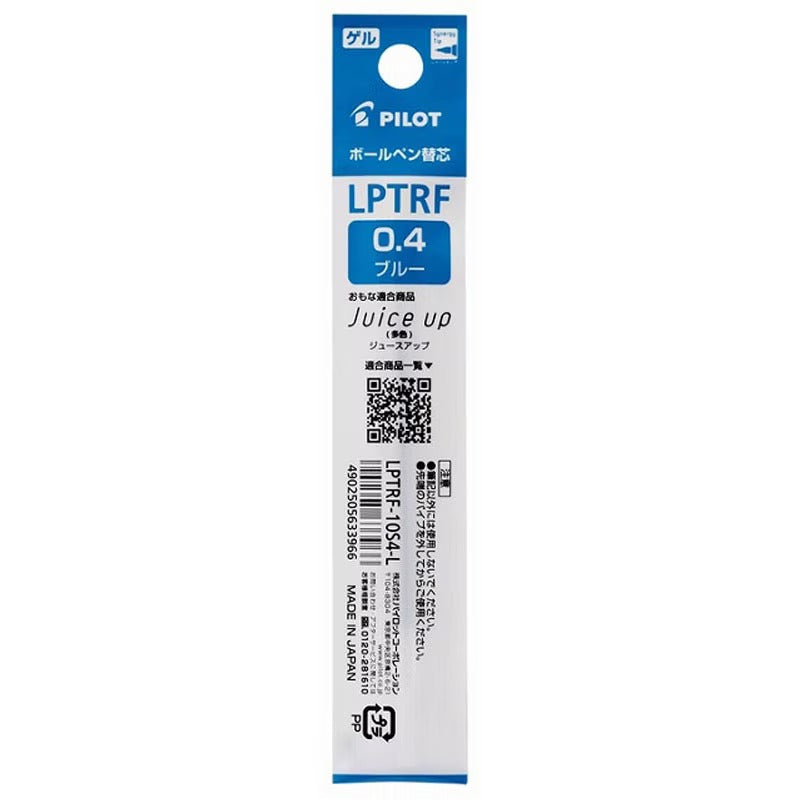 PILOT Gel Ink Ballpoint Pen Refill for Juice Up 0.4mm LPTRF-10S4-B Ultra Fine