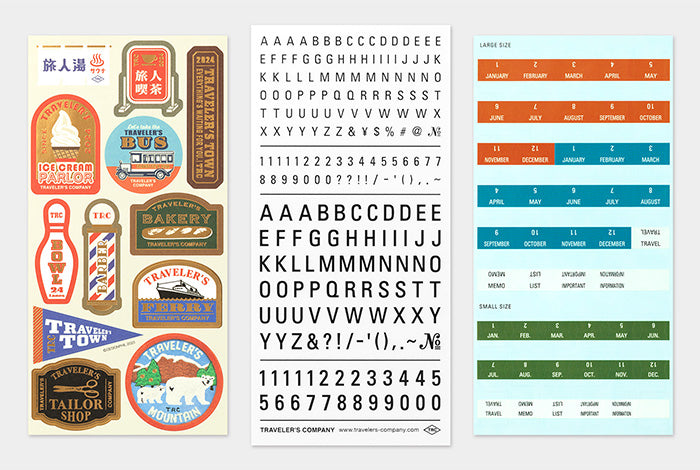 Travelers Notebook Customized Sticker Set for Diary 2024