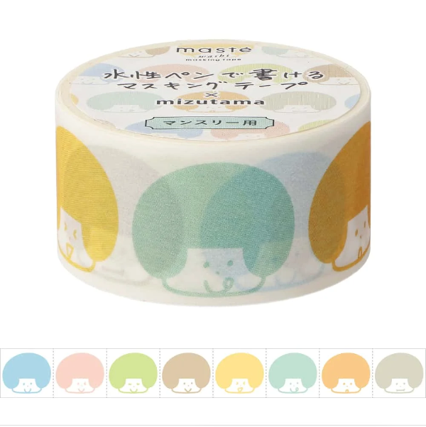 Maste X Mizutama Writable Masking Tape