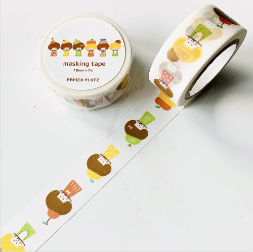 PAPIER PLATZ Mizutama Masking Tape Fruit Chan