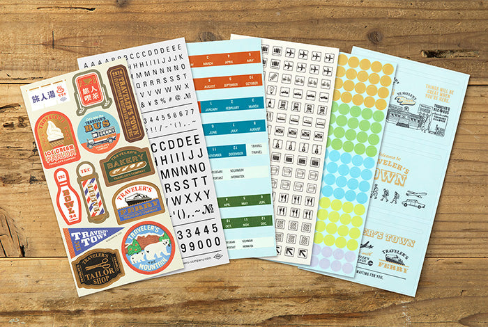 Travelers Notebook Customized Sticker Set for Diary 2024