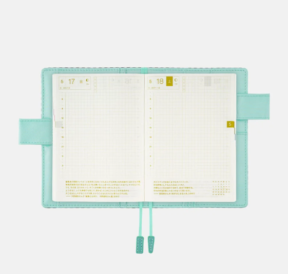 Hobonichi 2024 Cover A6 Size Gingham Black