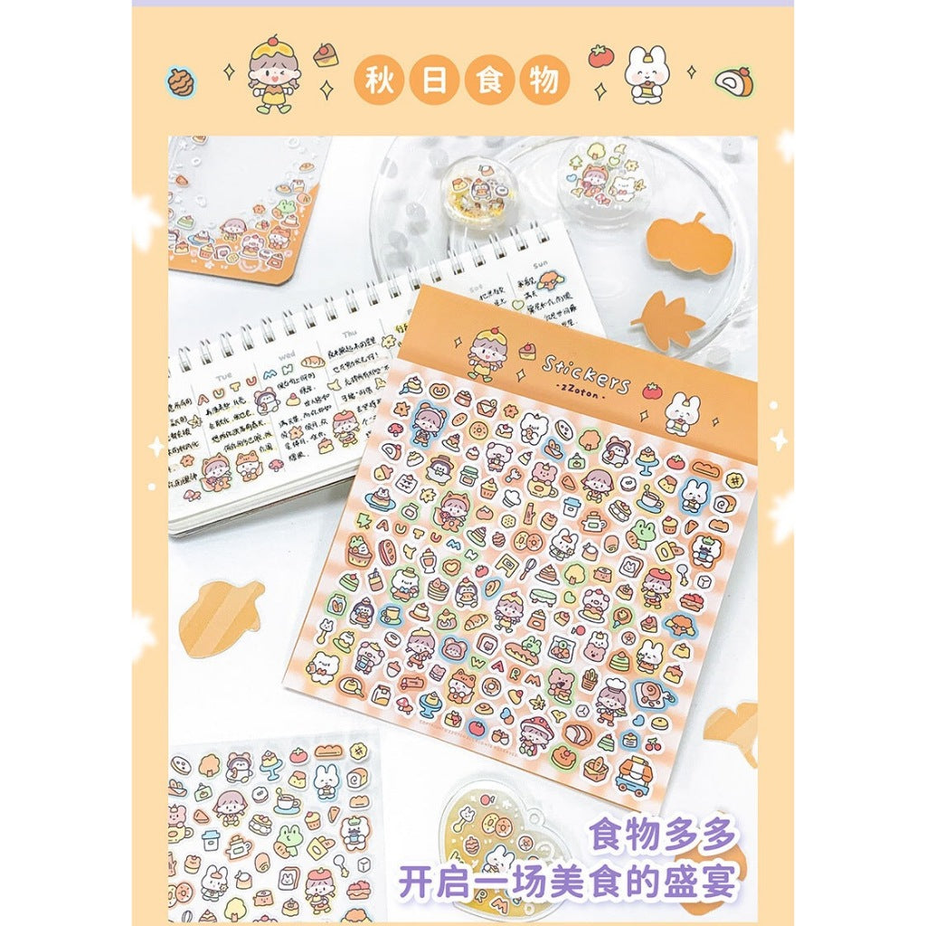 Molinta Zzoton Deco Cute Glitter Crushed Stickers