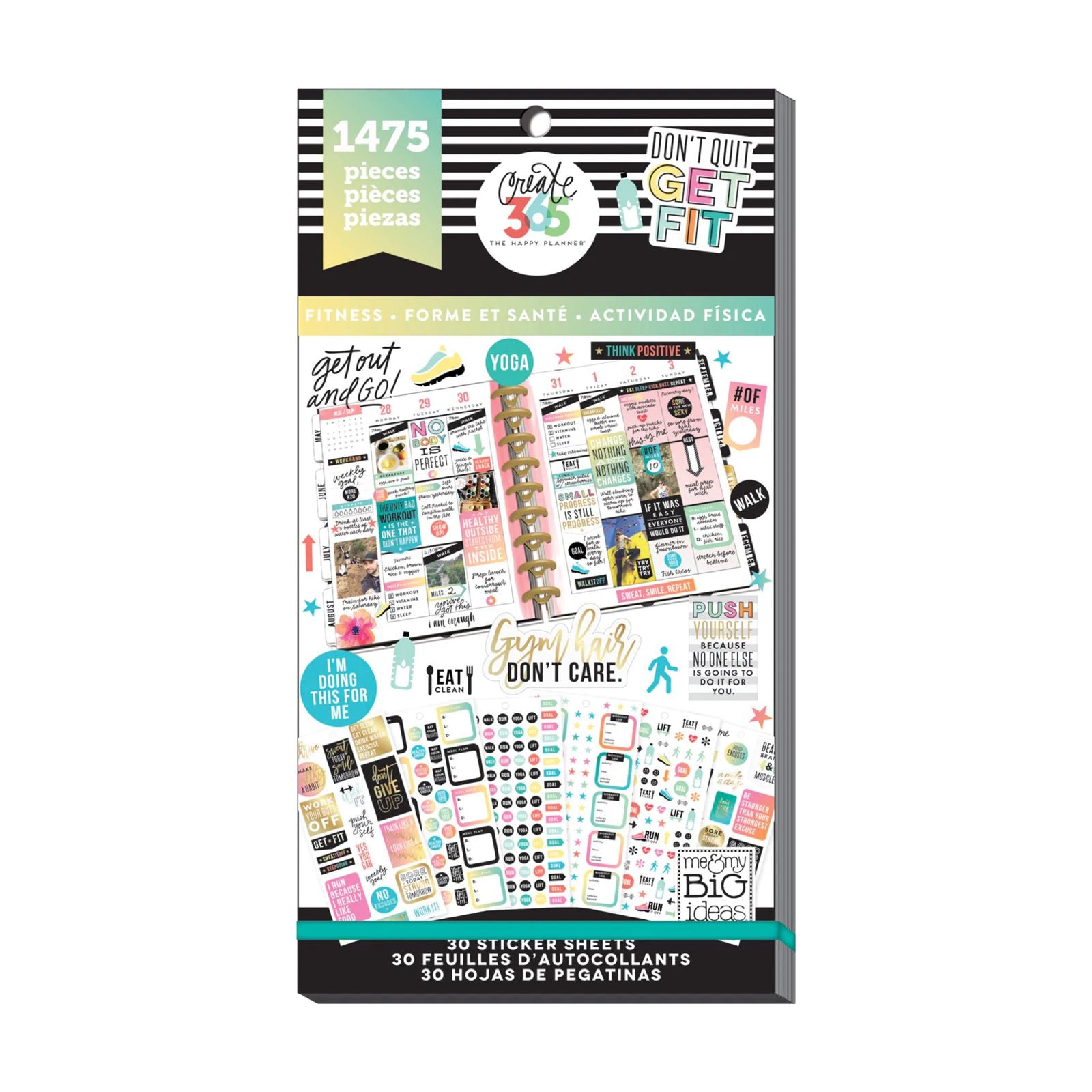 The Happy Planner Value Pack Stickers - Work It Out