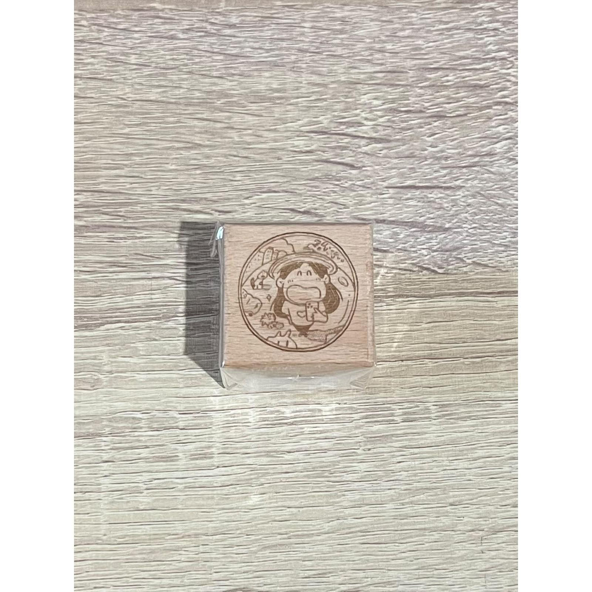 Hao E Wooden Rubber Stamp for Journaling &amp; Decoration