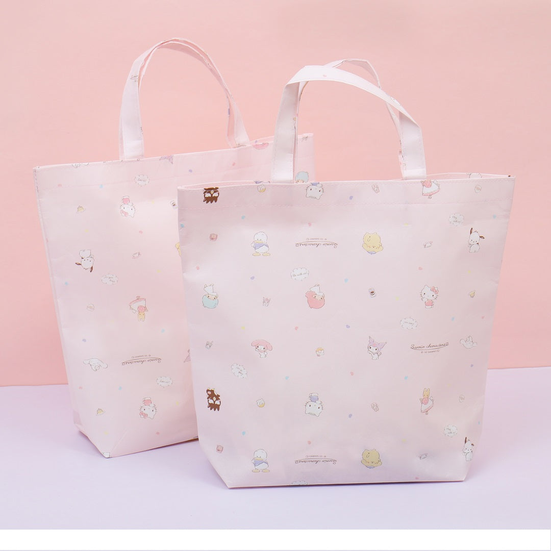 Daiso Daily Sanrio Tote Bag (L) Character Mix