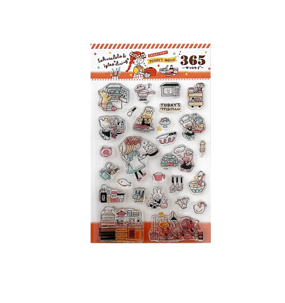 Clear Stamp Sakuralala 365 Today's Menu