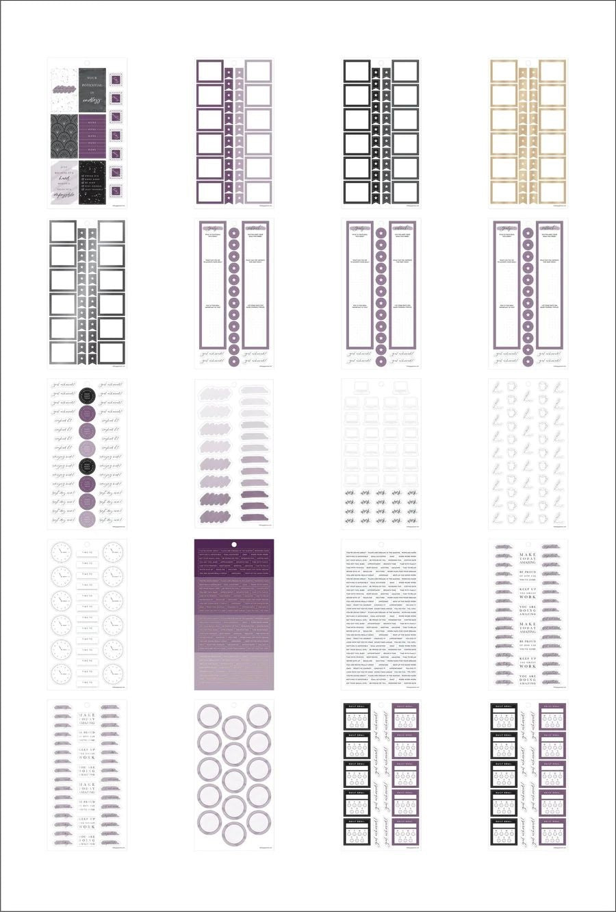 The Happy Planner Girl With Goals Accessory Book