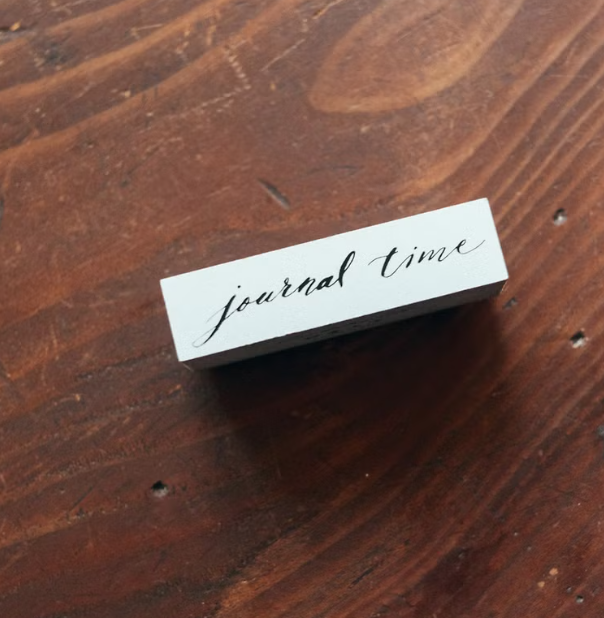 La Dolce Vita Words a Day Rubber Wooden Stamp