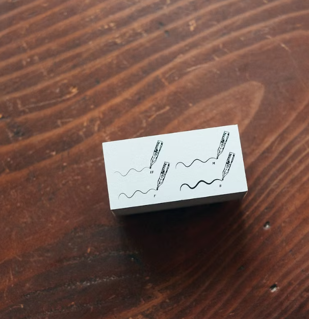 La Dolce Vita Words a Day Rubber Wooden Stamp