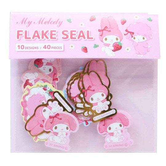 Sanrio Flake Seal Seal 10 Design 40 Pieces