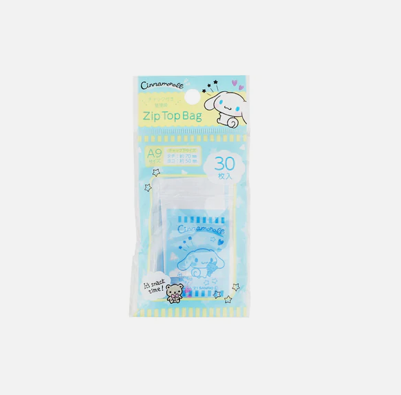 Sanrio Cinnamoroll Zip Top Bag Mini Bags A9 30P
