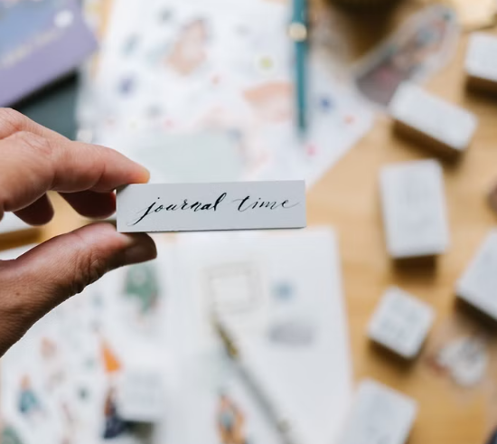 La Dolce Vita Words a Day Rubber Wooden Stamp