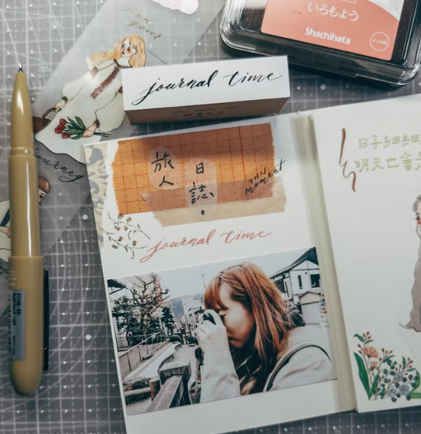 La Dolce Vita Words a Day Rubber Wooden Stamp