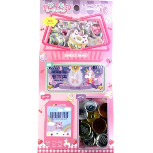 Q-Lia Sticker Set Sweets Shop Notebook Deco Decoration