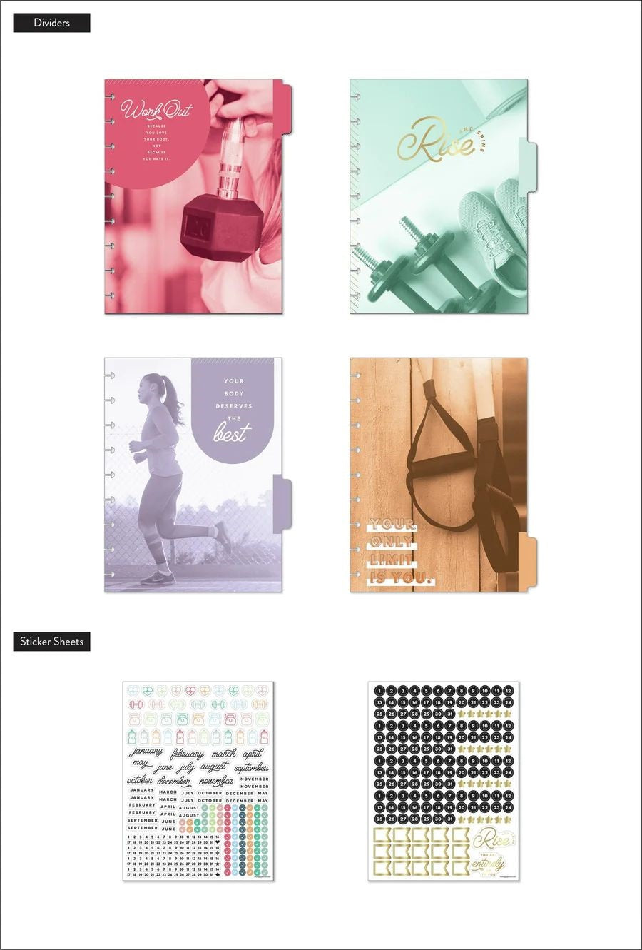 The Happy Planner Reach New Heights Classic Extension Pack