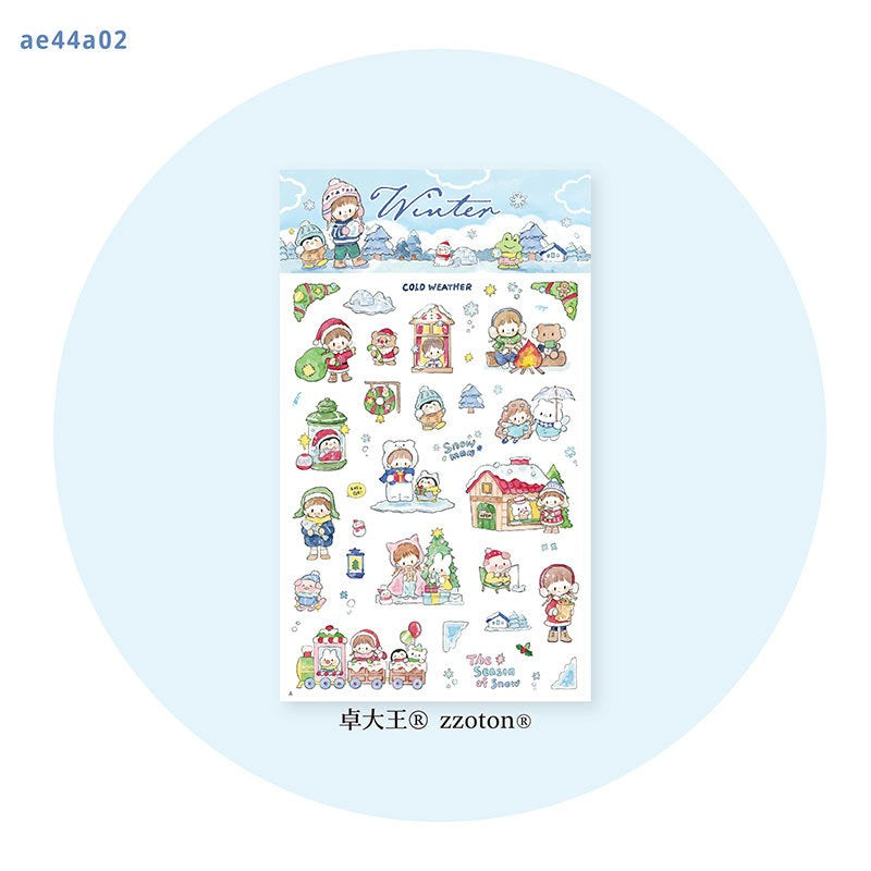 Molinta Zzoton 2 Pieces Paper Sticker