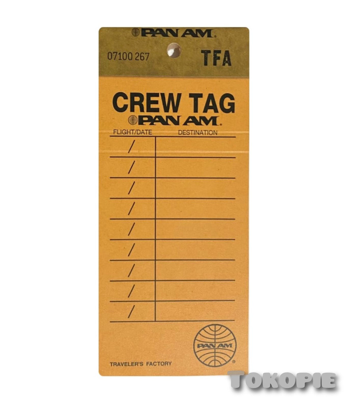 Travelers Factory Memo Tag Grid Pan Am