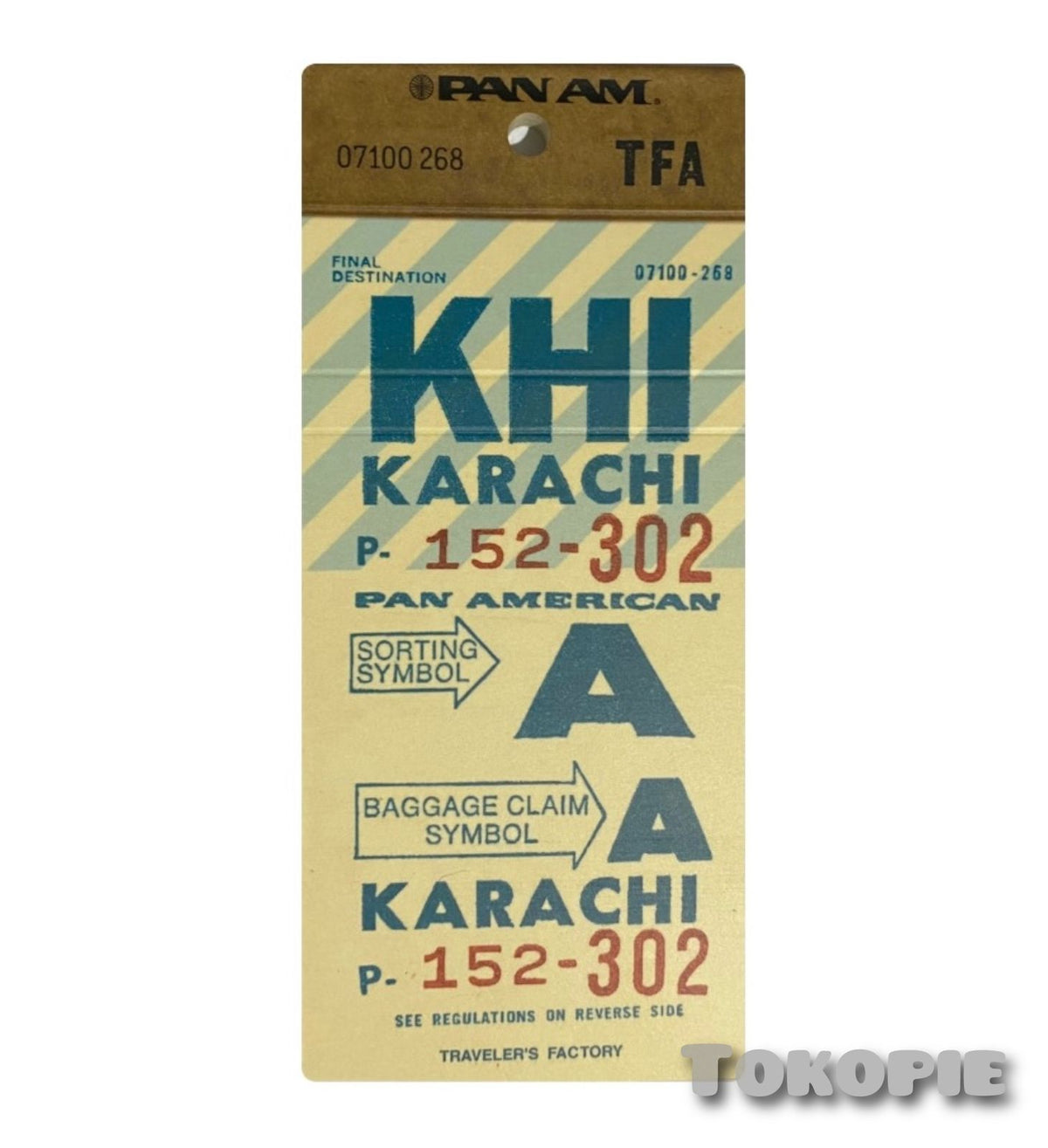 Travelers Factory Memo Tag Grid Pan Am