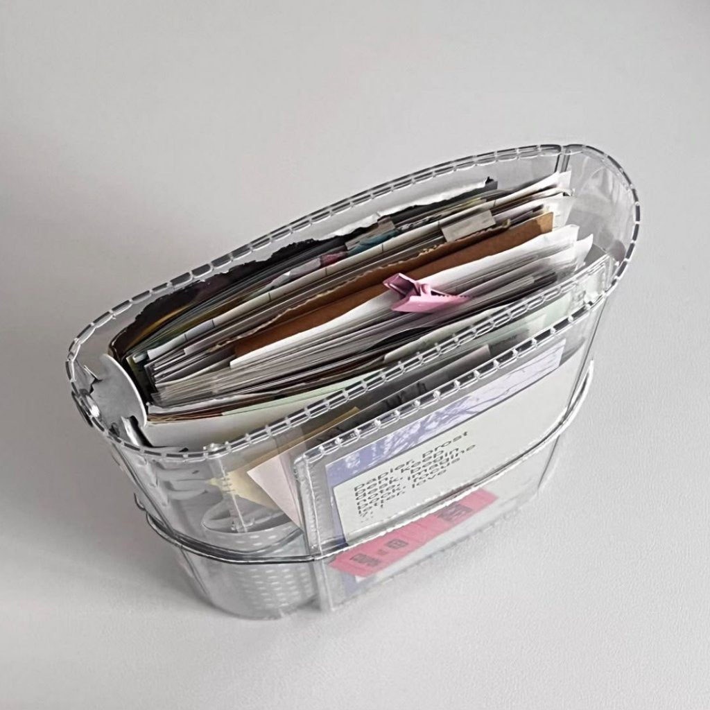Seven Mint Size A6 Clear Binder 6 Holes