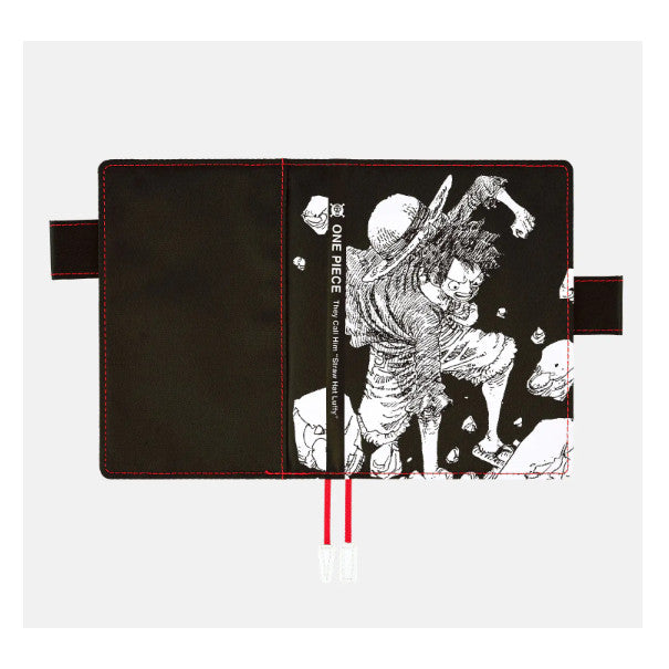 Hobonichi Techo 2026 One Pieces Edition A6 Size (Cover Only) - Straw Hat Luffy (Black)