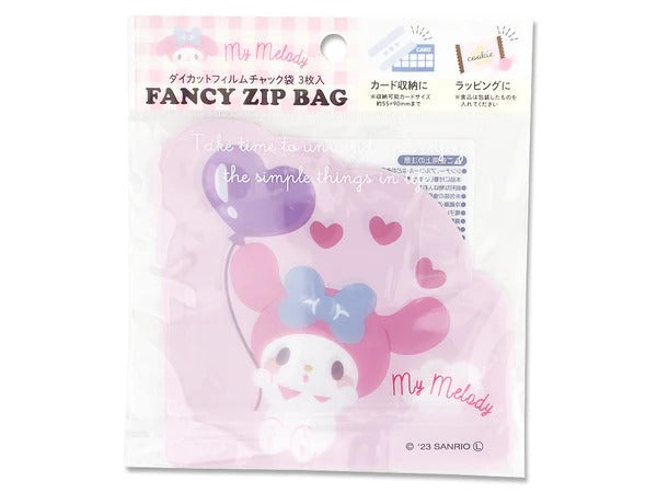 Sanrio Die Cut Fancy Zipper Bag