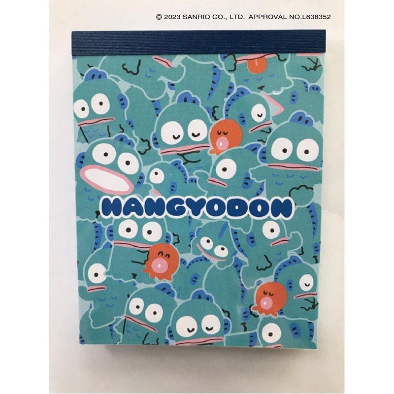 Sanrio Hangyodon Small Size Memo Pad Paper 2 designs 100 sheets