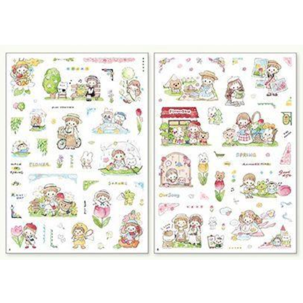 Molinta Zzoton Washi Sticker Sampler