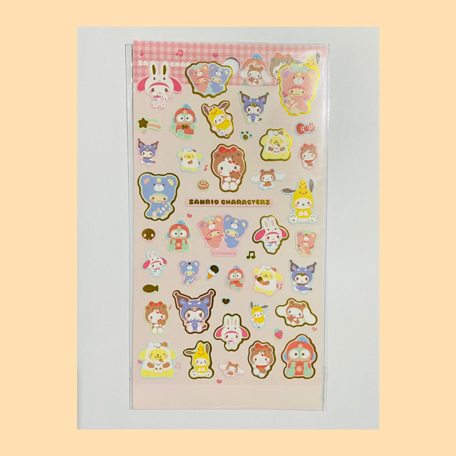 Sanrio Characters Paper Seal Sticker