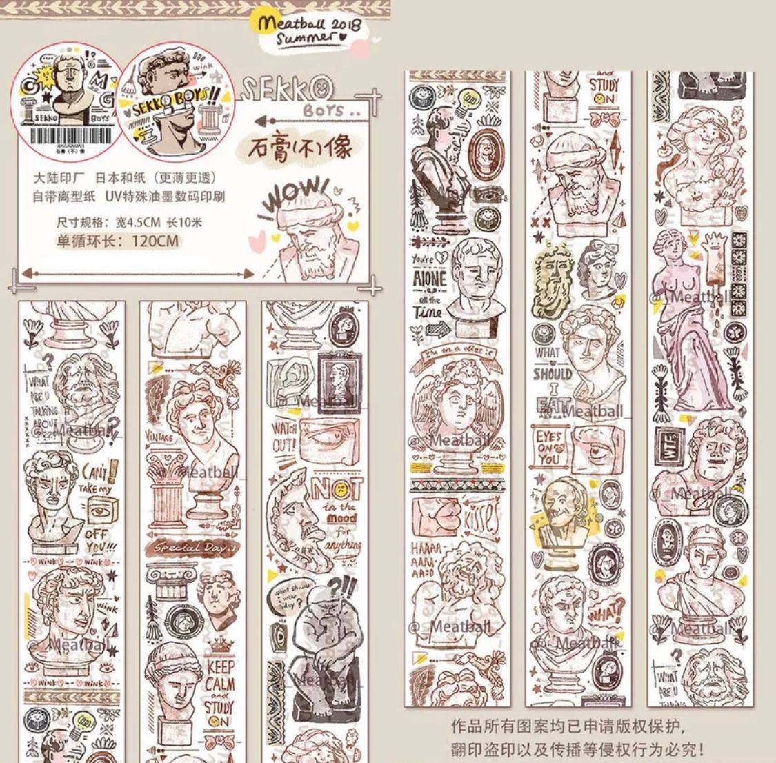 Meatball Vintage 120cm Washi Sampler