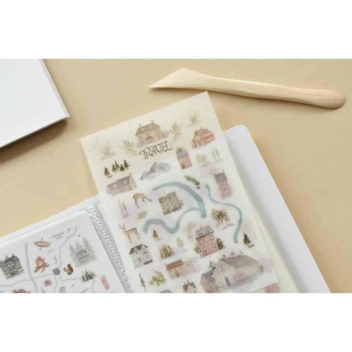 MU Lifestyle Print On Sticker Storage Book Folder