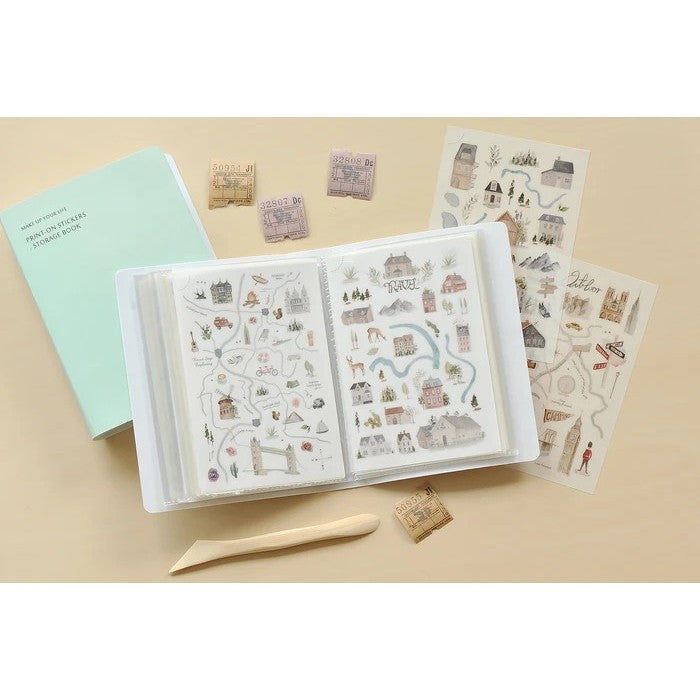 MU Lifestyle Print On Sticker Storage Book Folder