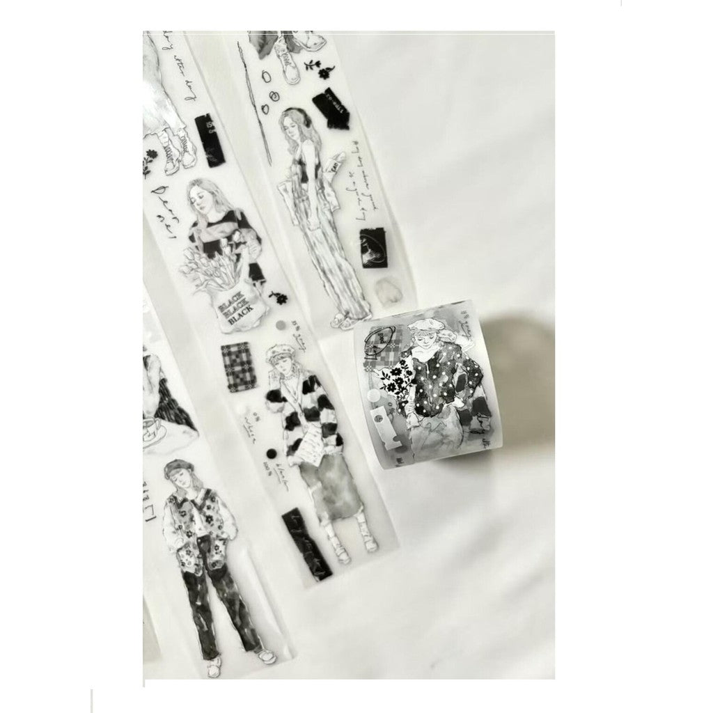 Pion Pet Tape Design Black Girl