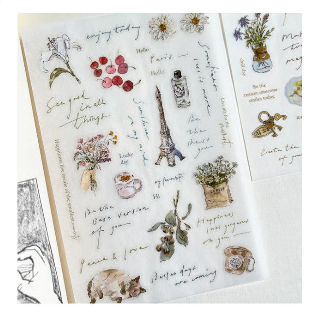 Pion Design Transfer Sticker Sheet Chill