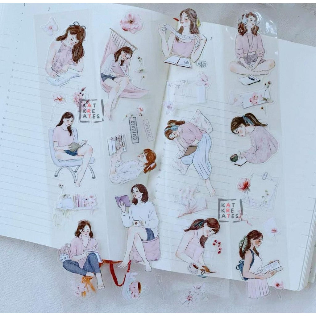 KAT KREATES Kiss Cut PET Sampler 100cm for Decoration