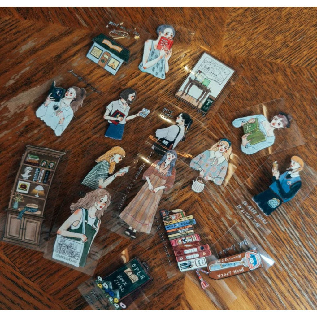 La Dolce VIta Find Me at the Bookstore Woman PET Tape Roll