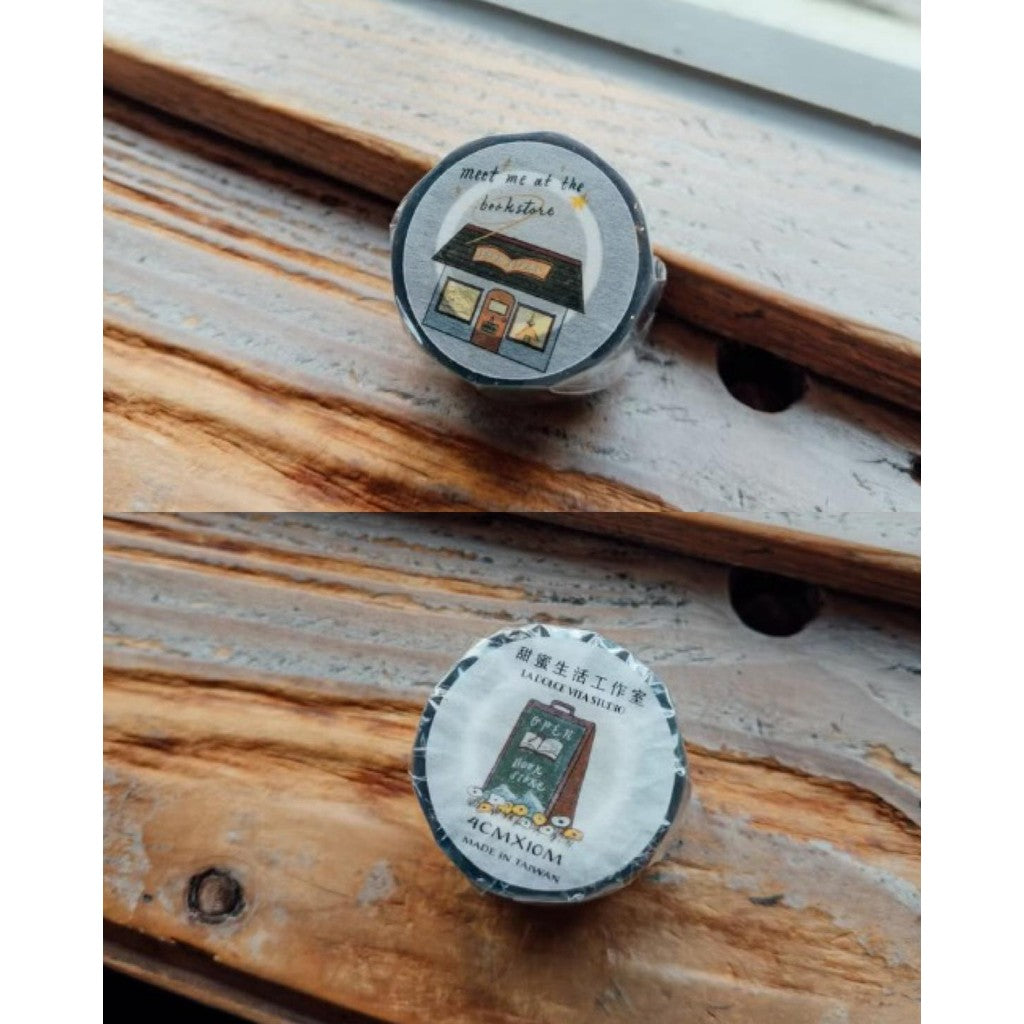 La Dolce VIta Find Me at the Bookstore Woman PET Tape Roll