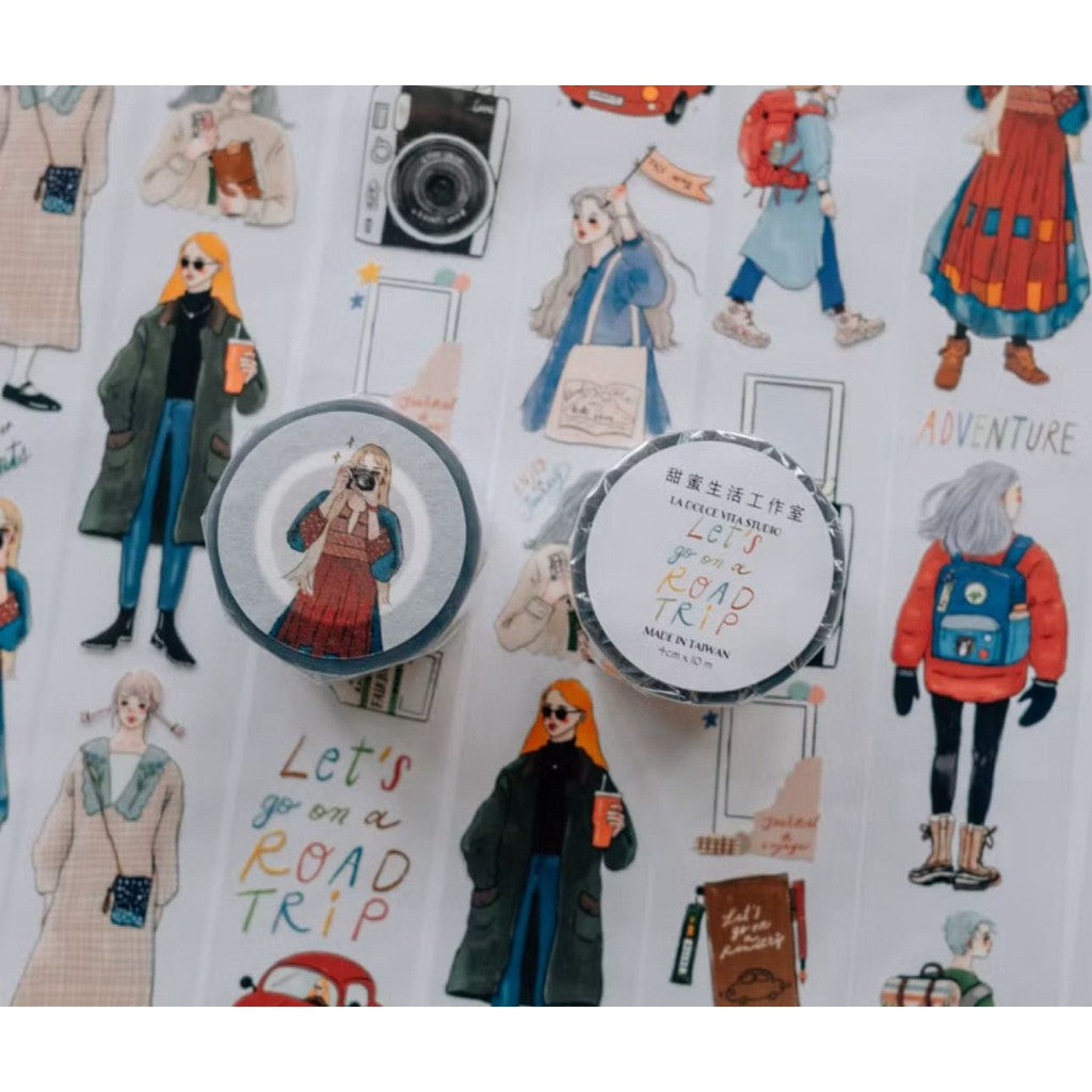 La Dolce Vita Let us go on a road trip PET Sampler 90cm