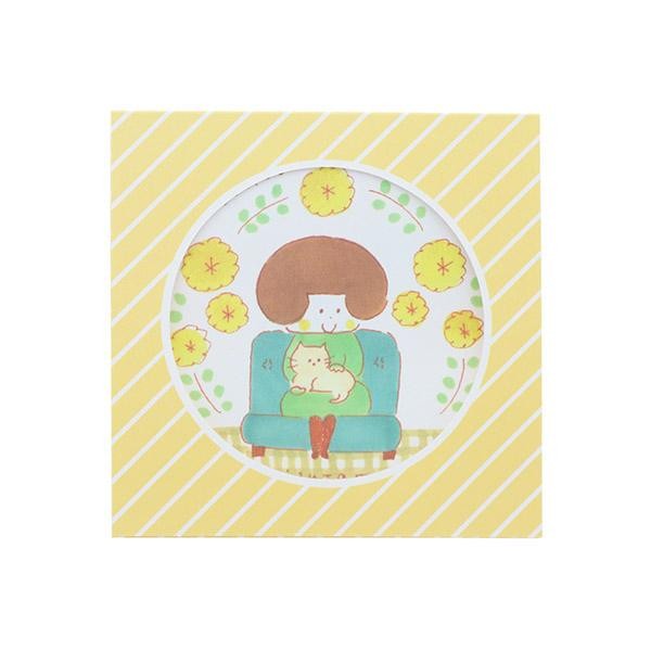 Sunstar Mizutama Memo Pad Square Memo with Window