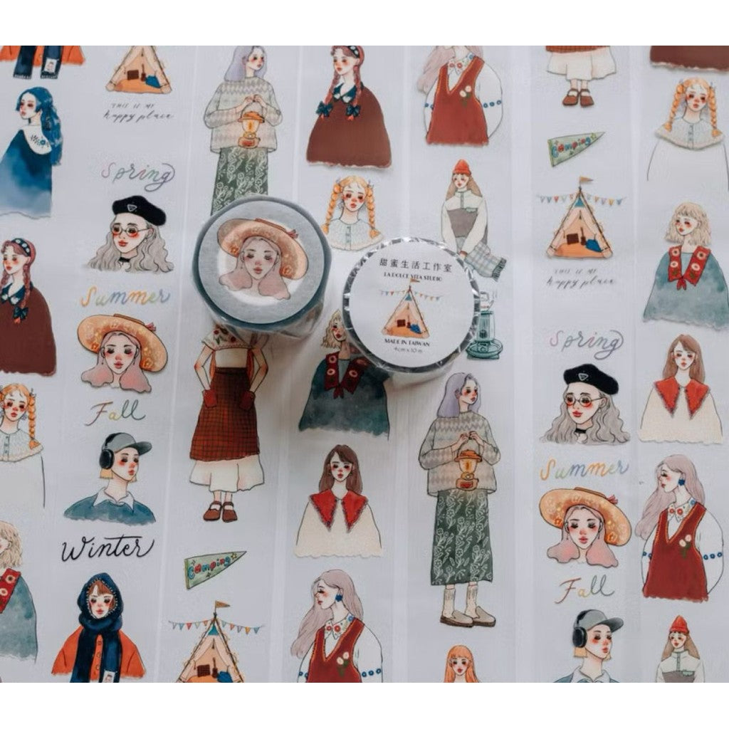 La Dolce Vita Camping Life PET Sampler 90cm