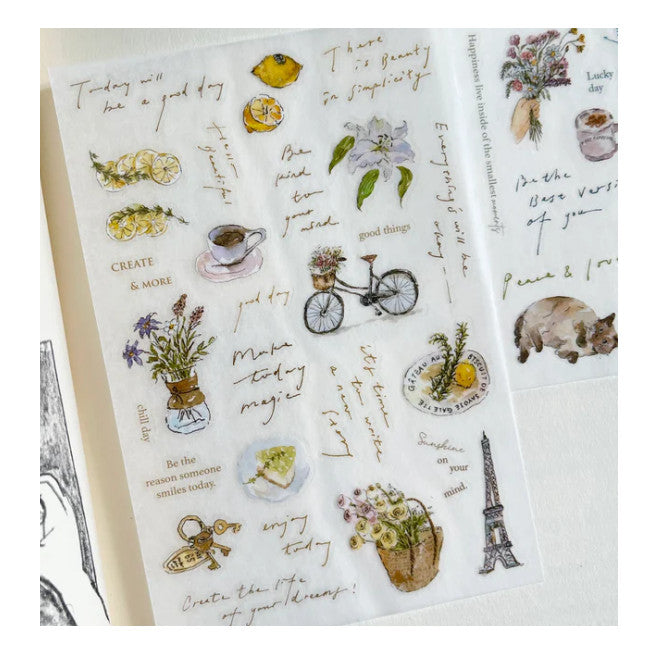 Pion Design Transfer Sticker Sheet Chill