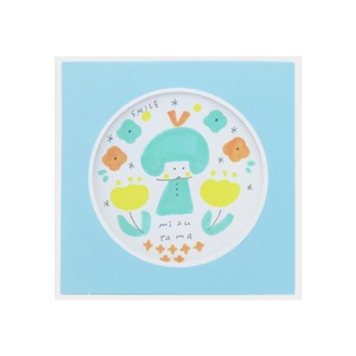 Sunstar Mizutama Memo Pad Square Memo with Window