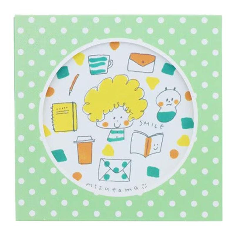 Sunstar Mizutama Memo Pad Square Memo with Window