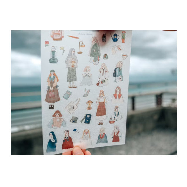 La Dolce Vita Japanese Paper Sticker Cut Type A5 Size