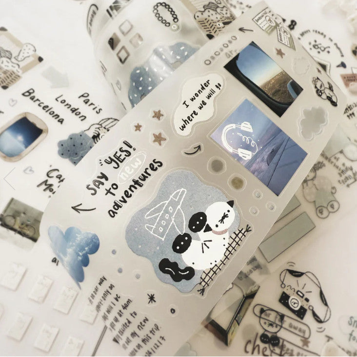 Journal Page Haba Megumi x Rabch.Jpg Matte Pet Sampler 120cm