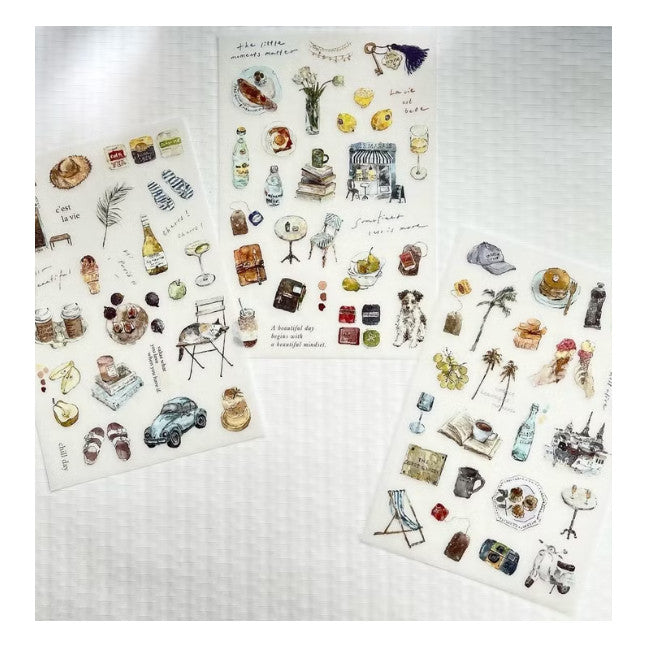 Pion Design Transfer Sticker Sheet Chill