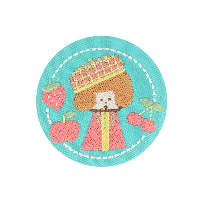 Suntar Mizutama Embroidered Can Badge