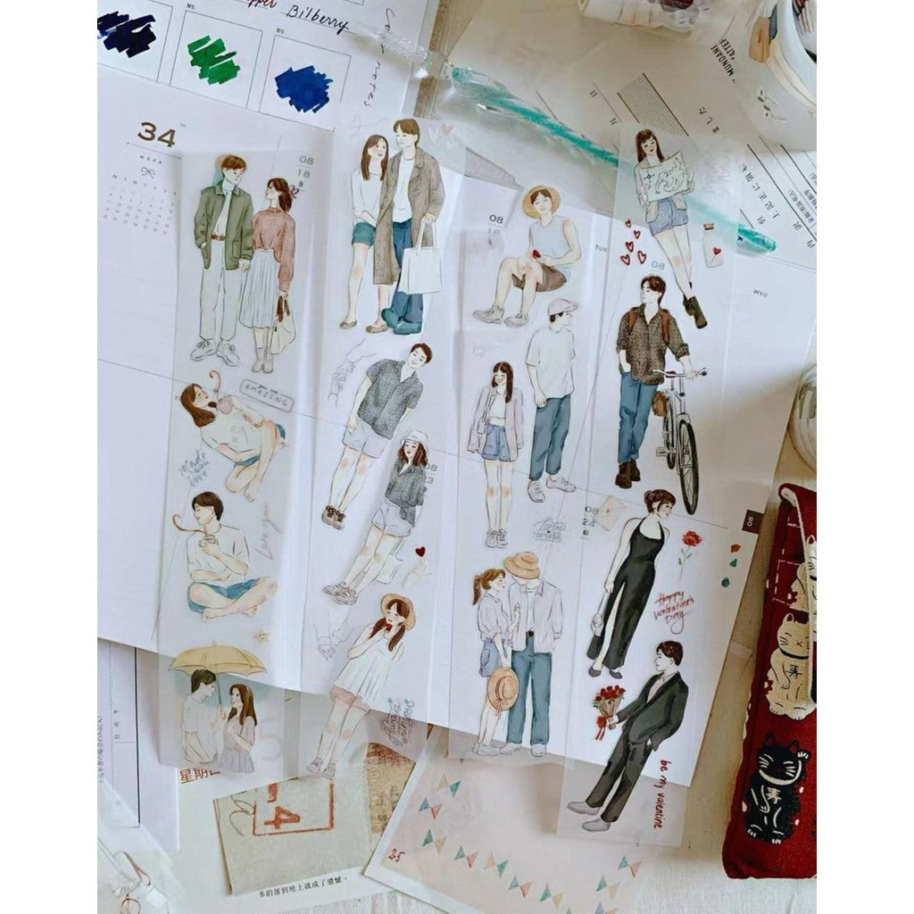 KAT KREATES Kiss Cut PET Sampler 100cm for Decoration