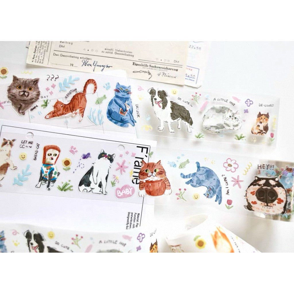 Cyan Creator Washi and Pet Sampler 100cm/loops