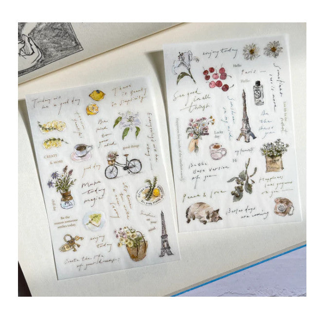 Pion Design Transfer Sticker Sheet Chill